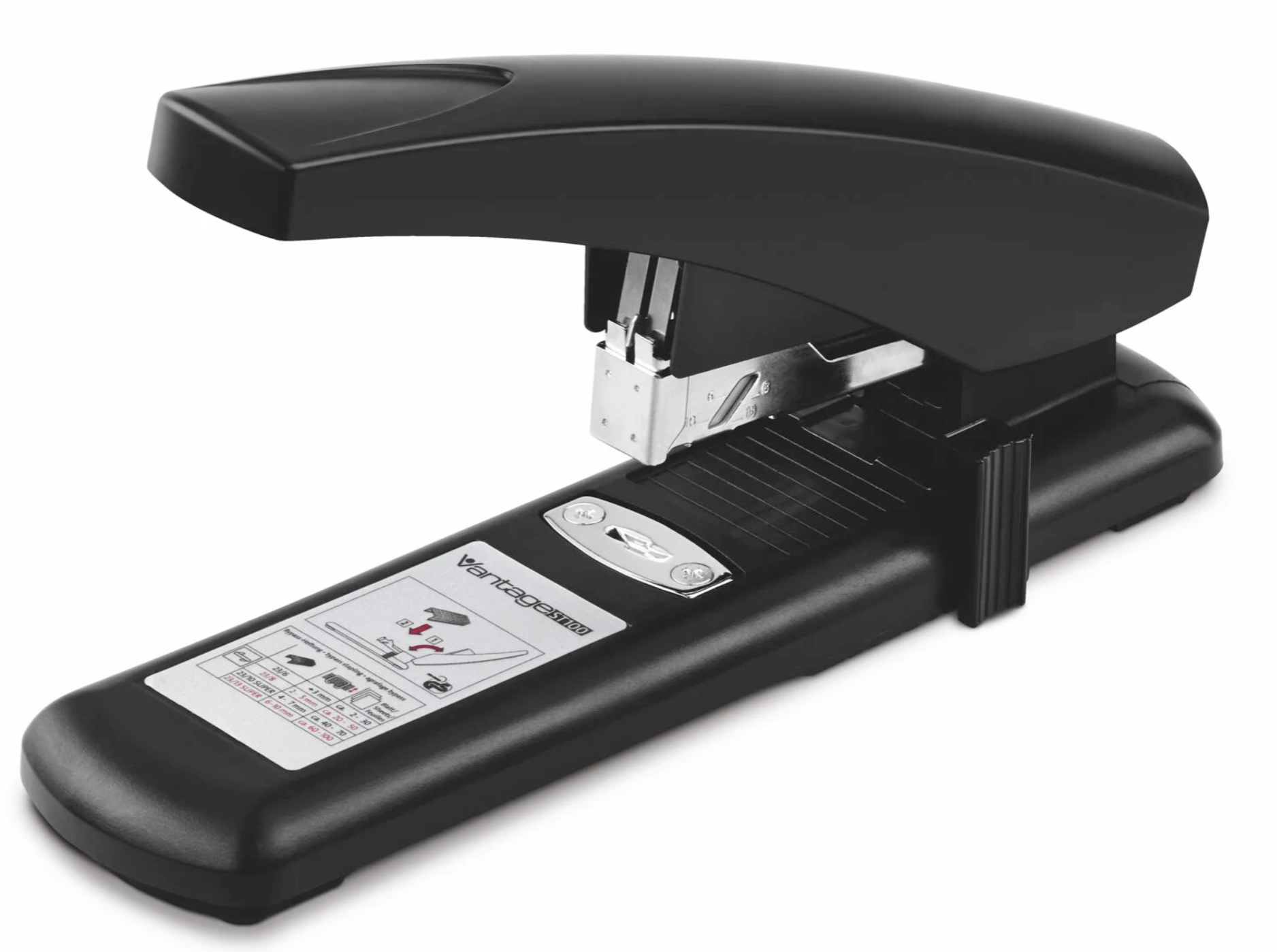 Степлер NOVUS VANTAGE ST100 чорний на 100 аркушів